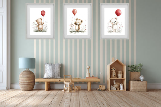 Rolige bilder til barnerommet – nordisk stil