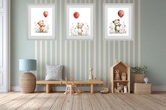 Rolige bilder til barnerommet – nordisk stil
