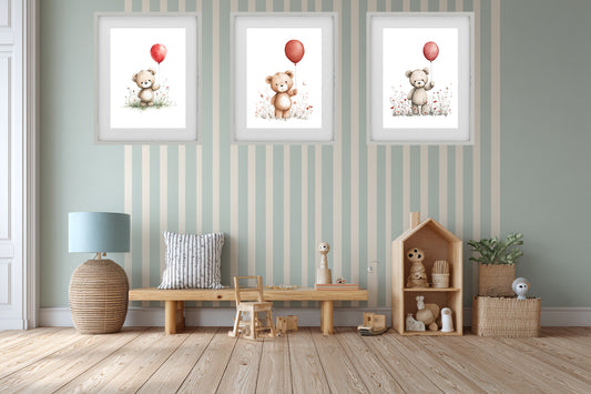 Rolige bilder til barnerommet – nordisk stil
