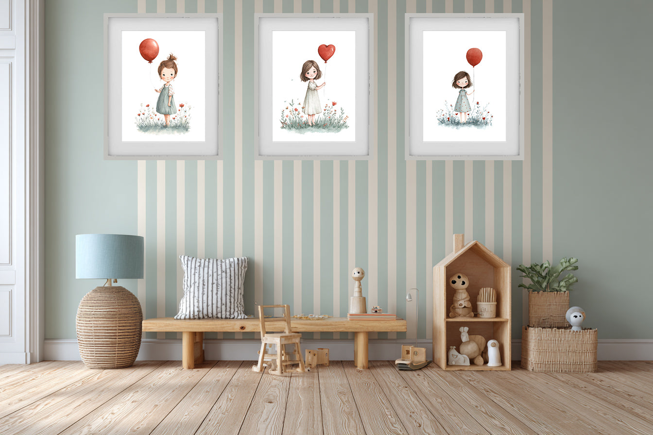 Rolige bilder til barnerommet – nordisk stil