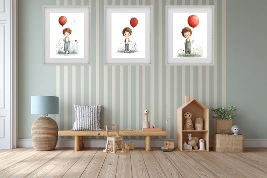 Rolige bilder til barnerommet – nordisk stil
